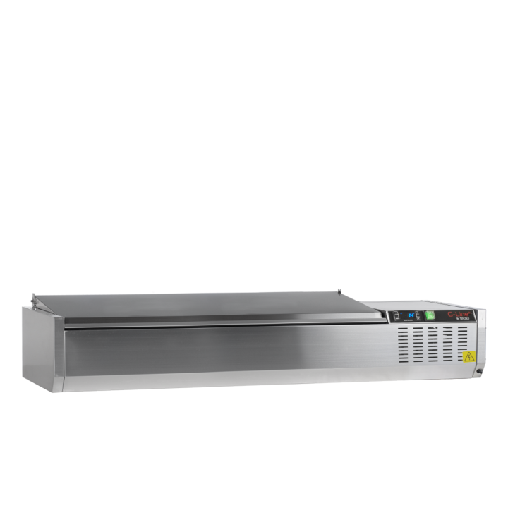 Witryna chłodnicza 6*GN1/4 GVC33-140 S/S