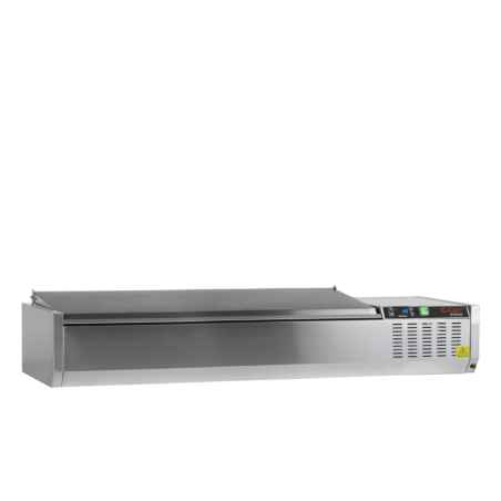 Witryna chłodnicza 7*GN1/4 GVC33-150 S/S