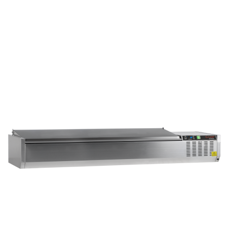 Witryna chłodnicza 8*GN1/4 GVC33-180 S/S