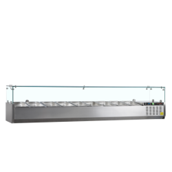 Witryna chłodnicza 10*GN1/4 GVC33-200