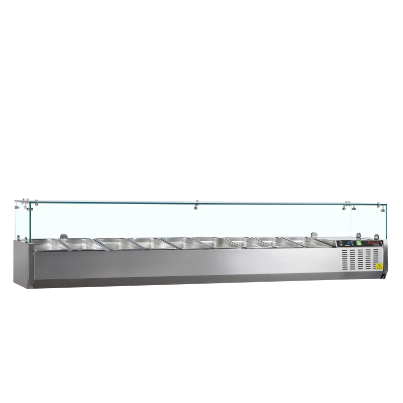 Witryna chłodnicza 10*GN1/4 GVC33-200