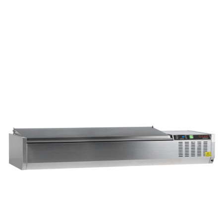 Witryna chłodnicza 7*GN1/3 GVC38-160 S/S