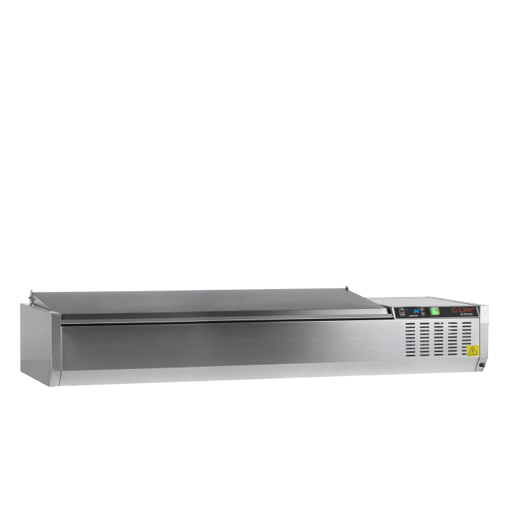 Witryna chłodnicza 7*GN1/3 GVC38-160 S/S