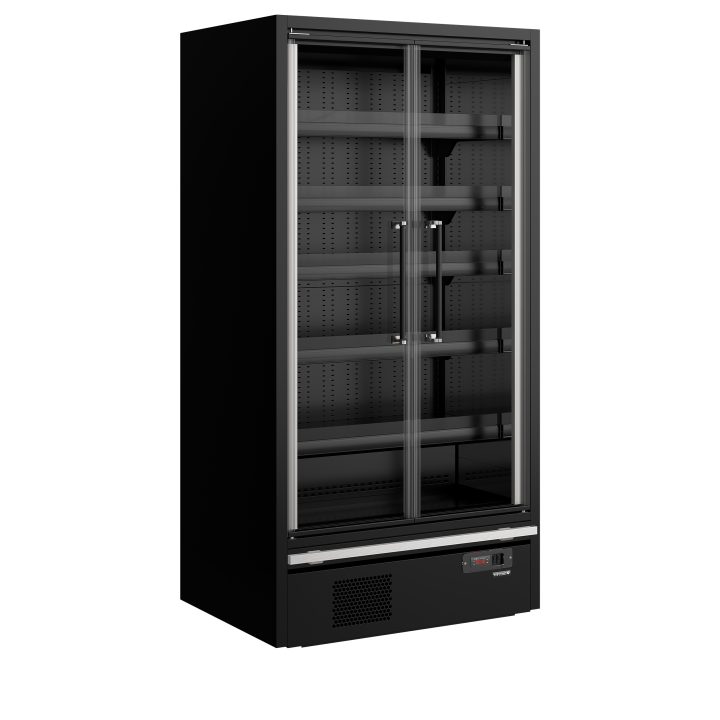 Supermarketowy regał chłodniczy Galaxy+ GP10FGD Maxi Black