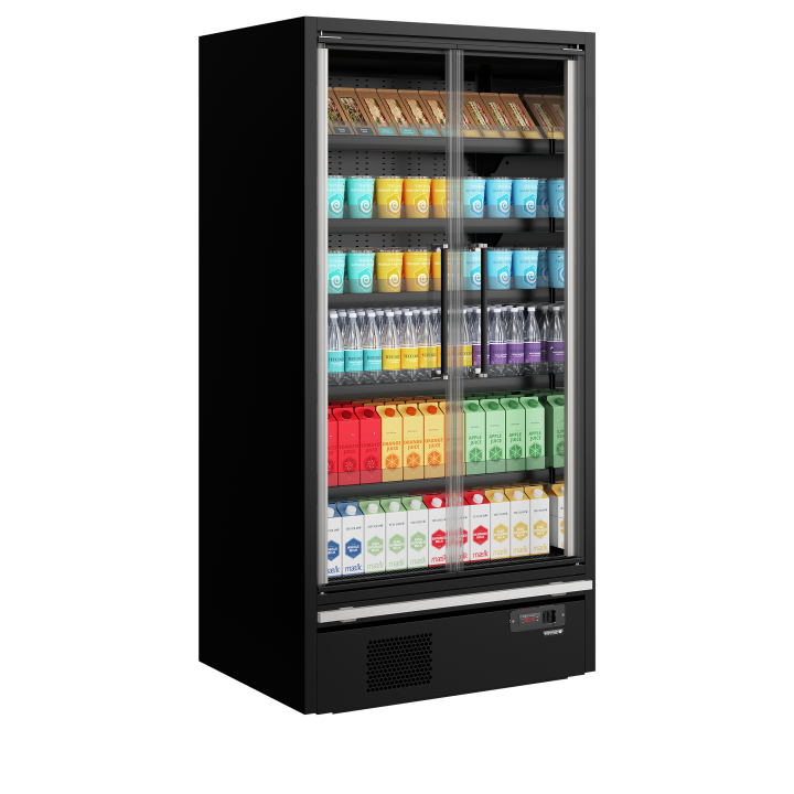 Supermarketowy regał chłodniczy Galaxy+ GP10FGD Maxi Black
