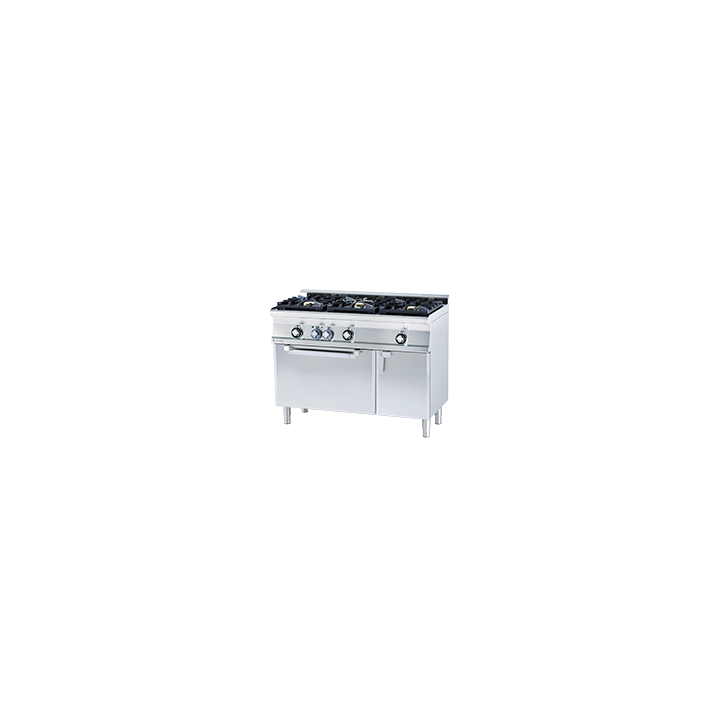 CF3-612 GEMV WOK ﻿﻿Kuchnia gazowa WOK z piekarnikiem elektrycznym