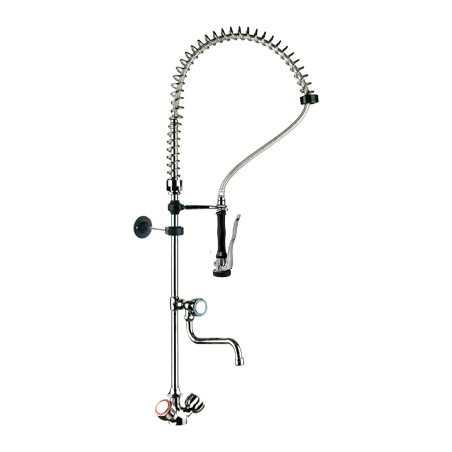 DOC - 4+ ﻿Spryskiwacz z baterią ścienną i wylewką Redfox 00027197