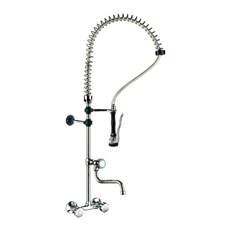 DOC - 4/B+ ﻿Spryskiwacz z baterią stołową i wylewką Redfox 00027198