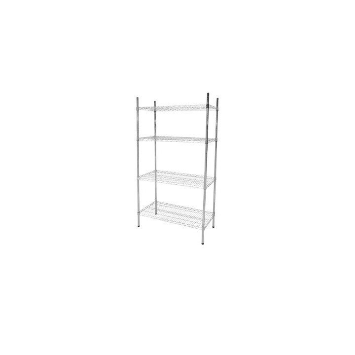 C460 - 920 ﻿Regał magazynowy chrom. 4-półkowy Redfox 00028683