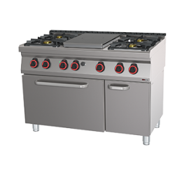 STPT 70/120 21 GE ﻿Kuchnia gazowa z piekarnikiem elektrycznym