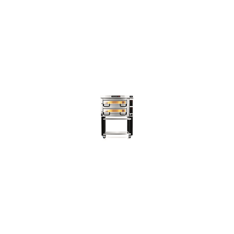 PM 722ED Piec do pizzy 2-komorowy sterowany elektronicznie 2x6x⌀25 cm | Modular PM 700 Pizza Master
