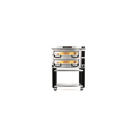 PM 722ED Piec do pizzy 2-komorowy sterowany elektronicznie 2x6x⌀25 cm | Modular PM 700 Pizza Master