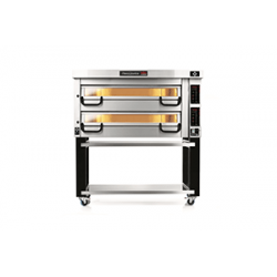 PM 732ED Piec do pizzy 2-komorowy sterowany elektronicznie 2x11x⌀25 cm | Modular PM 700 Pizza Master