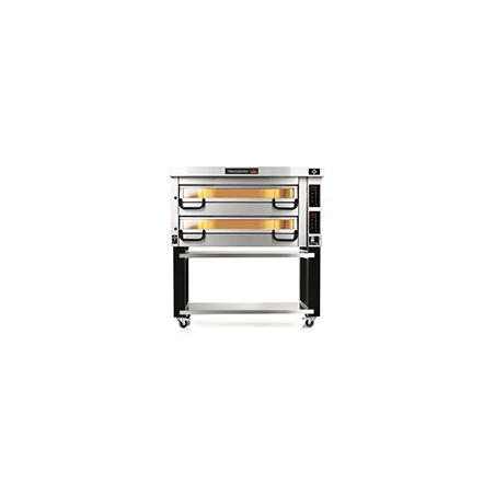 PM 732ED Piec do pizzy 2-komorowy sterowany elektronicznie 2x11x⌀25 cm | Modular PM 700 Pizza Master