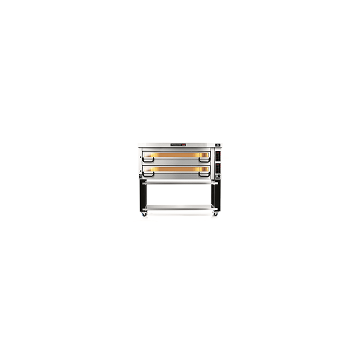 PM 742ED Piec do pizzy 2-komorowy sterowany elektronicznie 2x15x⌀254 mm | Modular PM 700 Pizza Master