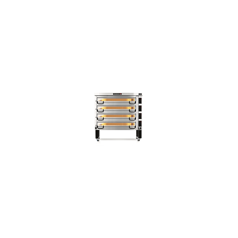 PM 744ED Piec do pizzy 4-komorowy sterowany elektronicznie 4x15x⌀25 cm | Modular PM 700 Pizza Master
