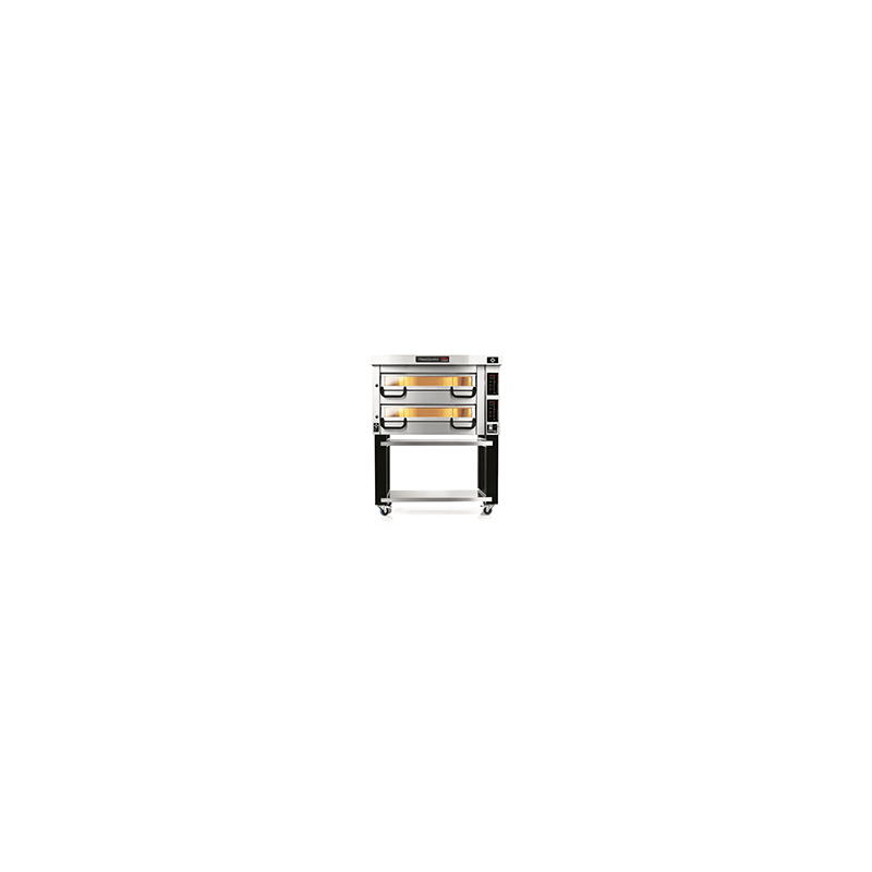 PM 822ED Piec do pizzy 2-komorowy sterowany elektronicznie 2x9x⌀25 cm | Modular PM 800 Pizza Master