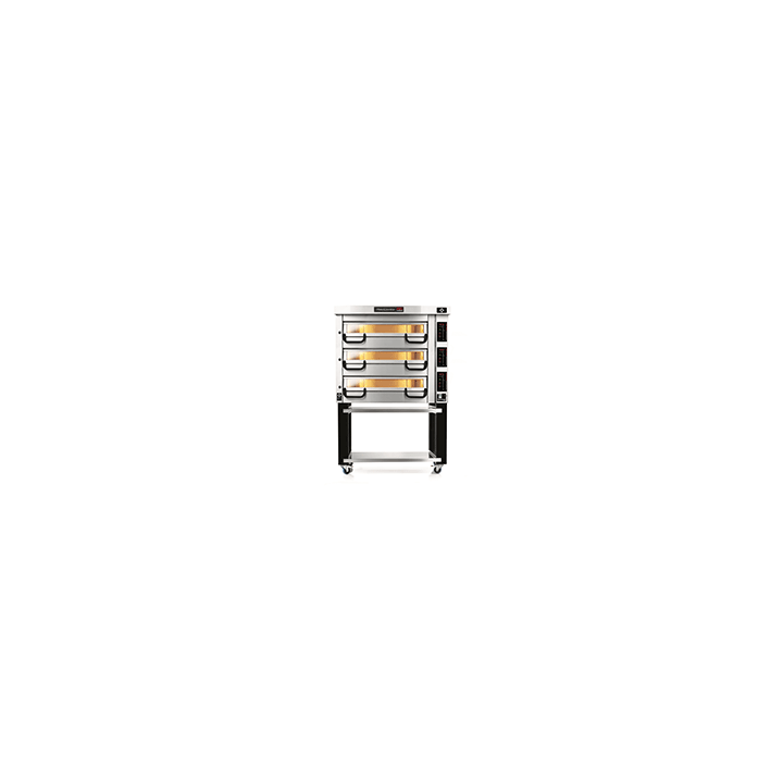 PM 823ED Piec do pizzy 3-komorowy sterowany elektronicznie 3x9x⌀25 cm | Modular PM 800 Pizza Master