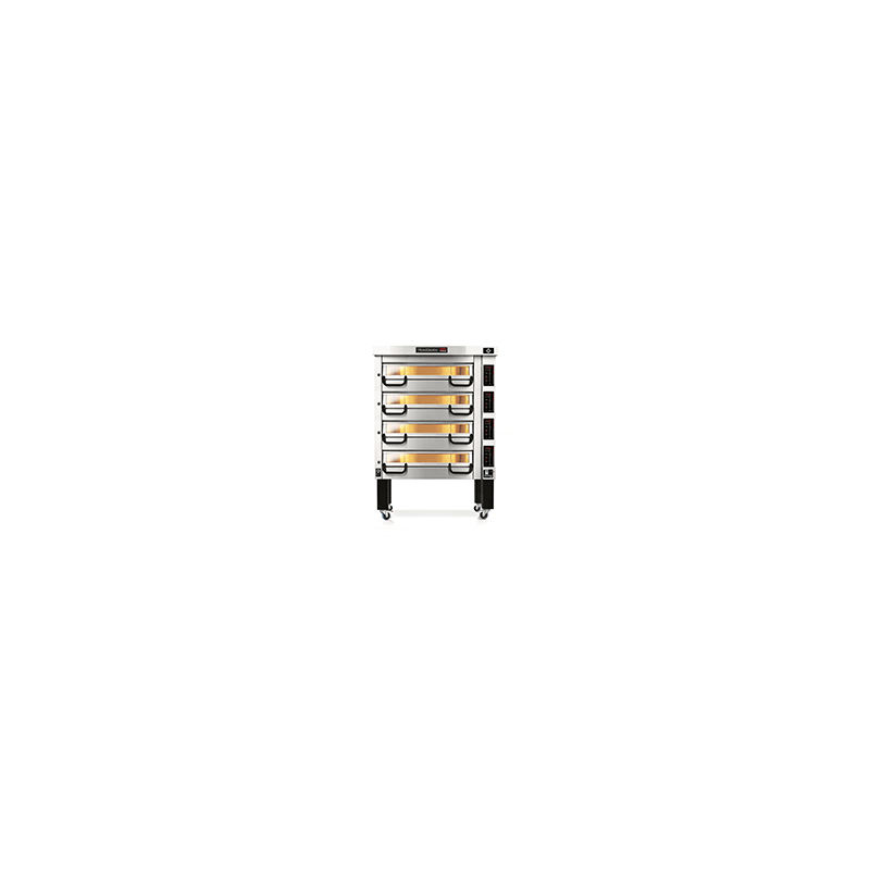 PM 824ED Piec do pizzy 4-komorowy sterowany elektronicznie 4x9x⌀25 cm | Modular PM 800 Pizza Master