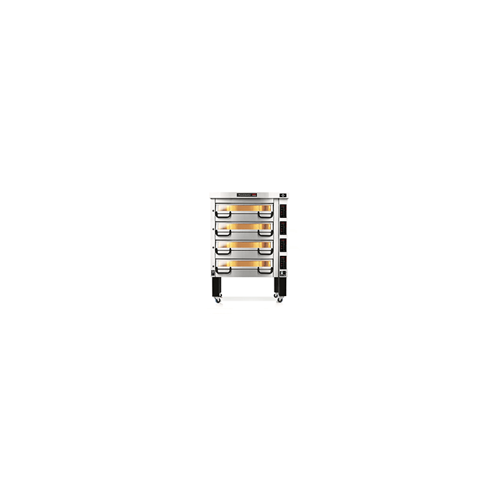 PM 824ED Piec do pizzy 4-komorowy sterowany elektronicznie 4x9x⌀25 cm | Modular PM 800 Pizza Master