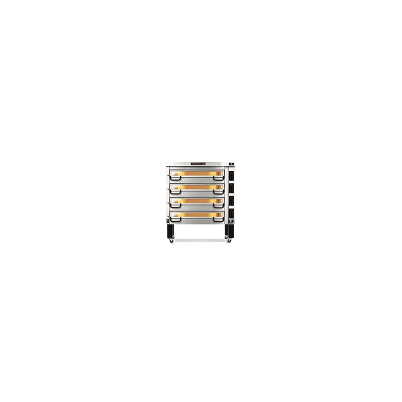 PM 834ED Piec do pizzy 4-komorowy sterowany elektronicznie 4x14x⌀25 cm | Modular PM 800 Pizza Master