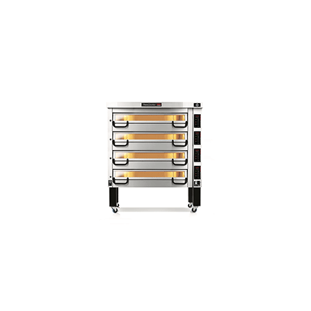 PM 834ED Piec do pizzy 4-komorowy sterowany elektronicznie 4x14x⌀25 cm | Modular PM 800 Pizza Master