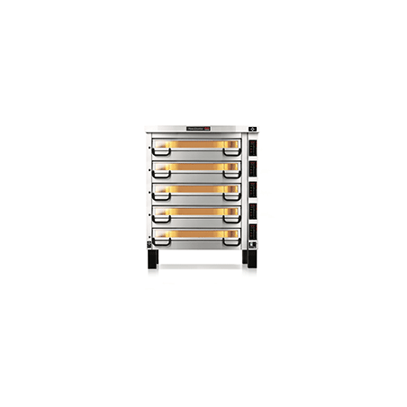 PM 835ED Piec do pizzy 5-komorowy sterowany elektronicznie 5x14x⌀25 cm | Modular PM 800 Pizza Master
