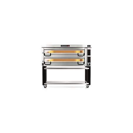 PM 842ED Piec do pizzy 2-komorowy sterowany elektronicznie 2x18x⌀25 cm | Modular PM 800 Pizza Master