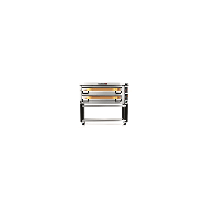 PM 842ED Piec do pizzy 2-komorowy sterowany elektronicznie 2x18x⌀25 cm | Modular PM 800 Pizza Master