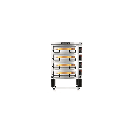 PM 914ED Piec do pizzy 4-komorowy sterowany elektronicznie 4x6x⌀25 cm | Modular PM 900 Pizza Master