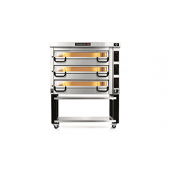 PM 923ED Piec do pizzy 3-komorowy sterowany elektronicznie 3x12x⌀25 cm | Modular PM 900 Pizza Master