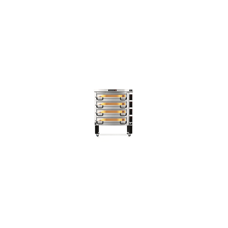 PM 924ED Piec do pizzy 4-komorowy sterowany elektronicznie 4x12x⌀25 cm | Modular PM 900 Pizza Master