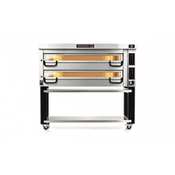 PM 932ED Piec do pizzy 2-komorowy sterowany elektronicznie 2x18x⌀25 cm | Modular PM 900 Pizza Master