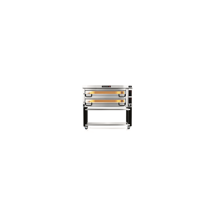 PM 932ED Piec do pizzy 2-komorowy sterowany elektronicznie 2x18x⌀25 cm | Modular PM 900 Pizza Master