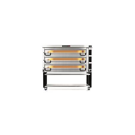 PM 943ED Piec do pizzy 3-komorowy sterowany elektronicznie 3x24x⌀25 cm | Modular PM 900 Pizza Master