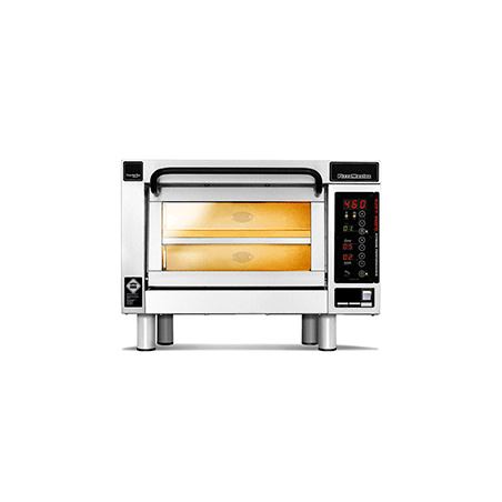 PM 401ED-1 Piec do pizzy 1-komorowy sterowany elektronicznie 2x⌀25 cm - 2 piętra | CounterTop 400 Pizza Master