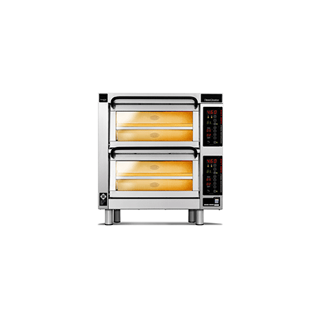 PM 452ED-2 Piec do pizzy 2-komorowy sterowany elektronicznie 8x⌀25 cm - 4 piętra | CounterTop 450 Pizza Master