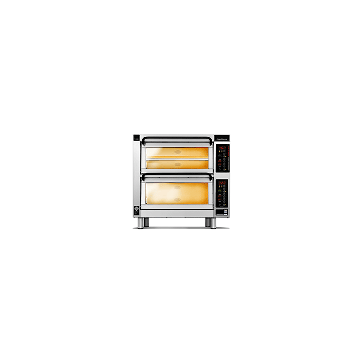 PM 552ED-1 Piec do pizzy 2-komorowy sterowany elektronicznie 12x⌀25 cm - 3 piętra | CounterTop 550 Pizza Master
