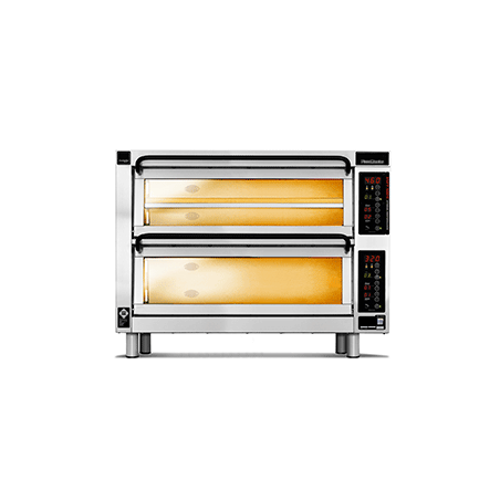PM 402ED-DW Piec do pizzy 2-komorowy sterowany elektronicznie 8x⌀25 cm - 2 piętra | CounterTop 400 Pizza Master