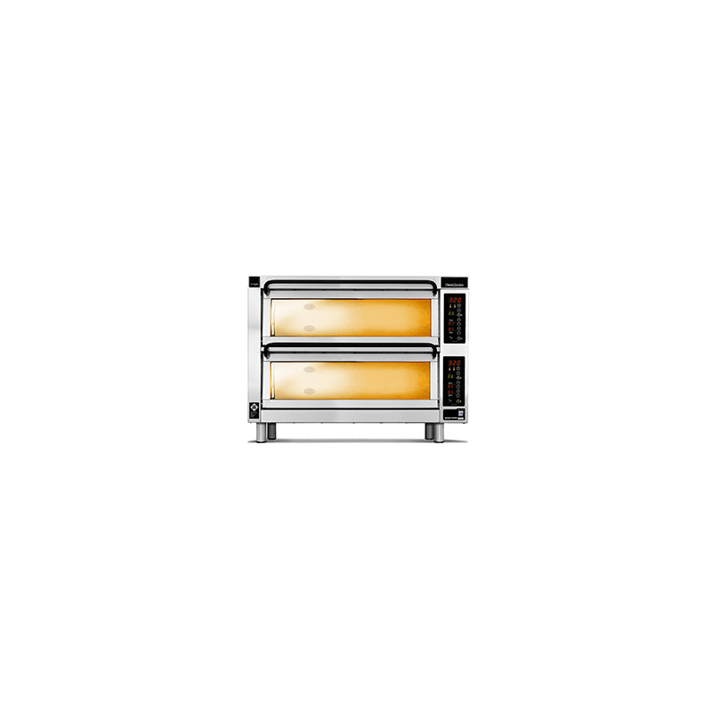 PM 402ED -2DW Piec do pizzy 2-komorowy sterowany elektronicznie 16x⌀25 cm - 4 piętra | CounterTop 400 Pizza Master