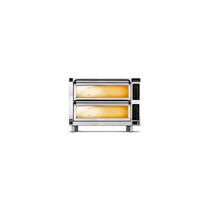 PM 402ED -2DW Piec do pizzy 2-komorowy sterowany elektronicznie 16x⌀25 cm - 4 piętra | CounterTop 400 Pizza Master