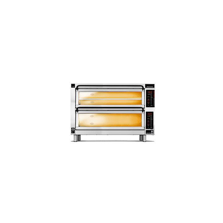 PM 452ED-DW Piec do pizzy 2-komorowy sterowany elektronicznie 8x⌀25 cm - 2 piętra | CounterTop 450 Pizza Master