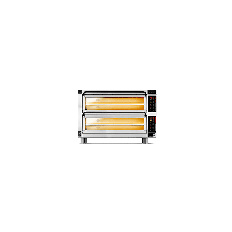 PM 452ED -1DW Piec do pizzy 2-komorowy sterowany elektronicznie 12x⌀25 cm - 3 piętra | CounterTop 450 Pizza Master