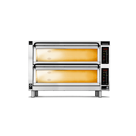 PM 452ED -2DW Piec do pizzy 2-komorowy sterowany elektronicznie 16x⌀25 cm - 4 piętra | CounterTop 450 Pizza Master