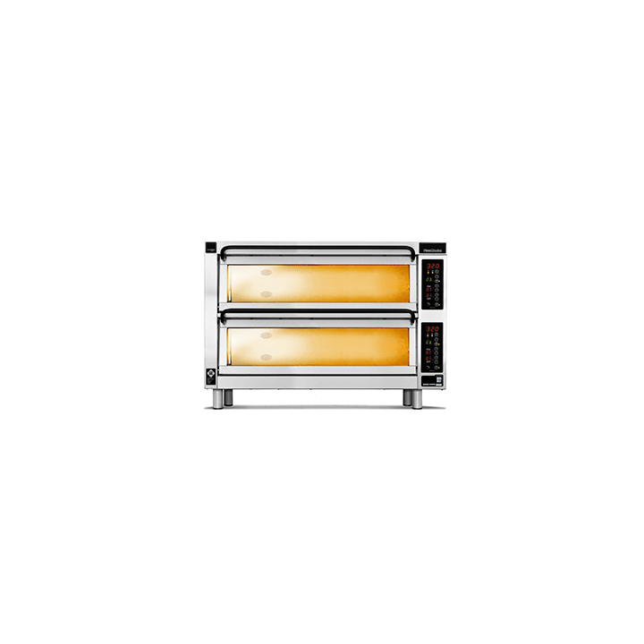 PM 452ED -2DW Piec do pizzy 2-komorowy sterowany elektronicznie 16x⌀25 cm - 4 piętra | CounterTop 450 Pizza Master