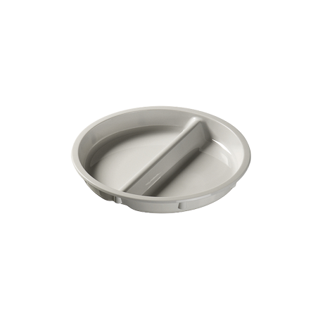 Talerz porcelanowy obiadowy, dzielony