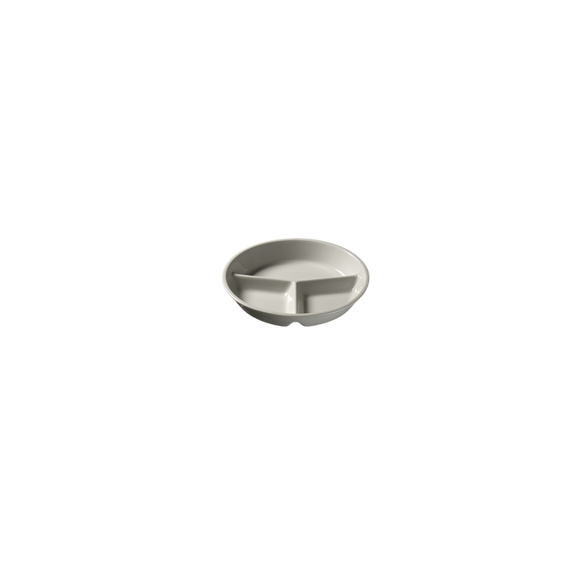 Talerz porcelanowy obiadowy, dzielony