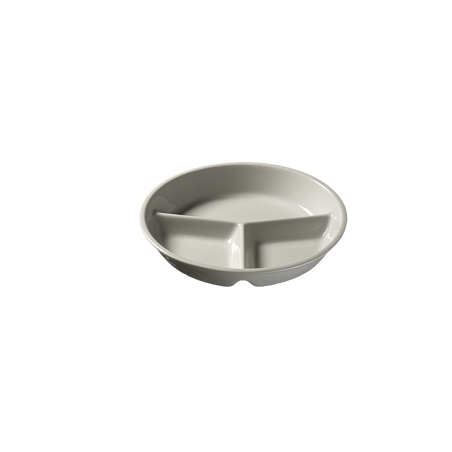 Talerz porcelanowy obiadowy, dzielony