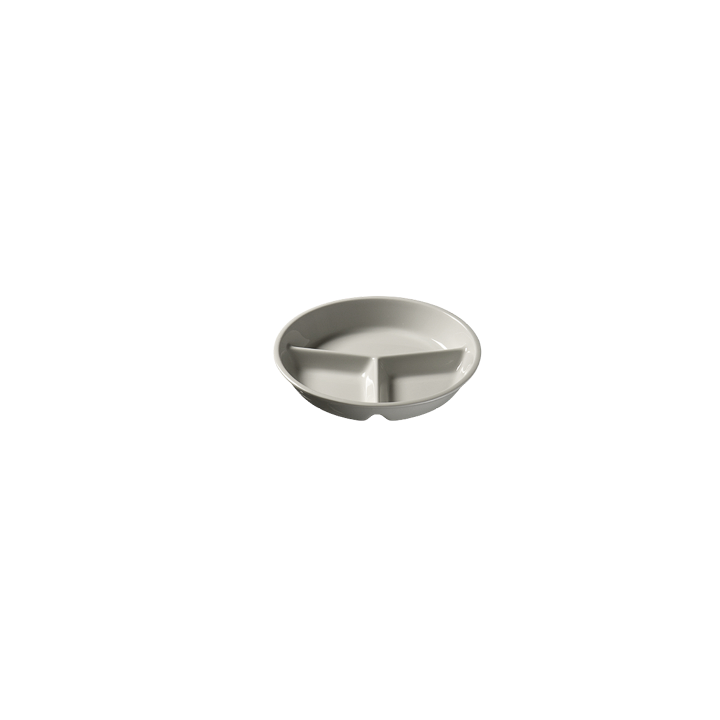 Talerz porcelanowy obiadowy, dzielony