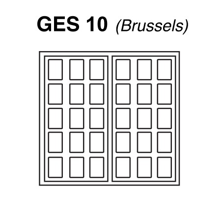 Gofrownica kratka 3x5 BRUSSELS